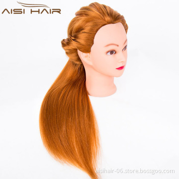 Aisi Hair 2018 New Arrival Soft Blonde Synthetic Hair Training Mannequins Head for Salon Practice